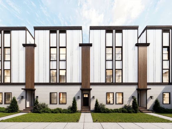 2829 Gould Street Dallas TX 75215 - Forest Edge, South of The Cedars - rendering of new townhome construction project