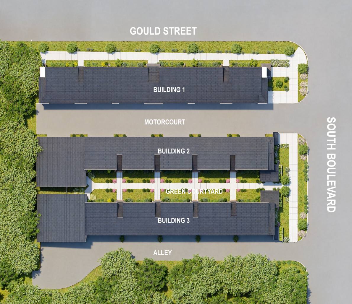 SITE PLAN 2829 Gould Street, Dallas TX