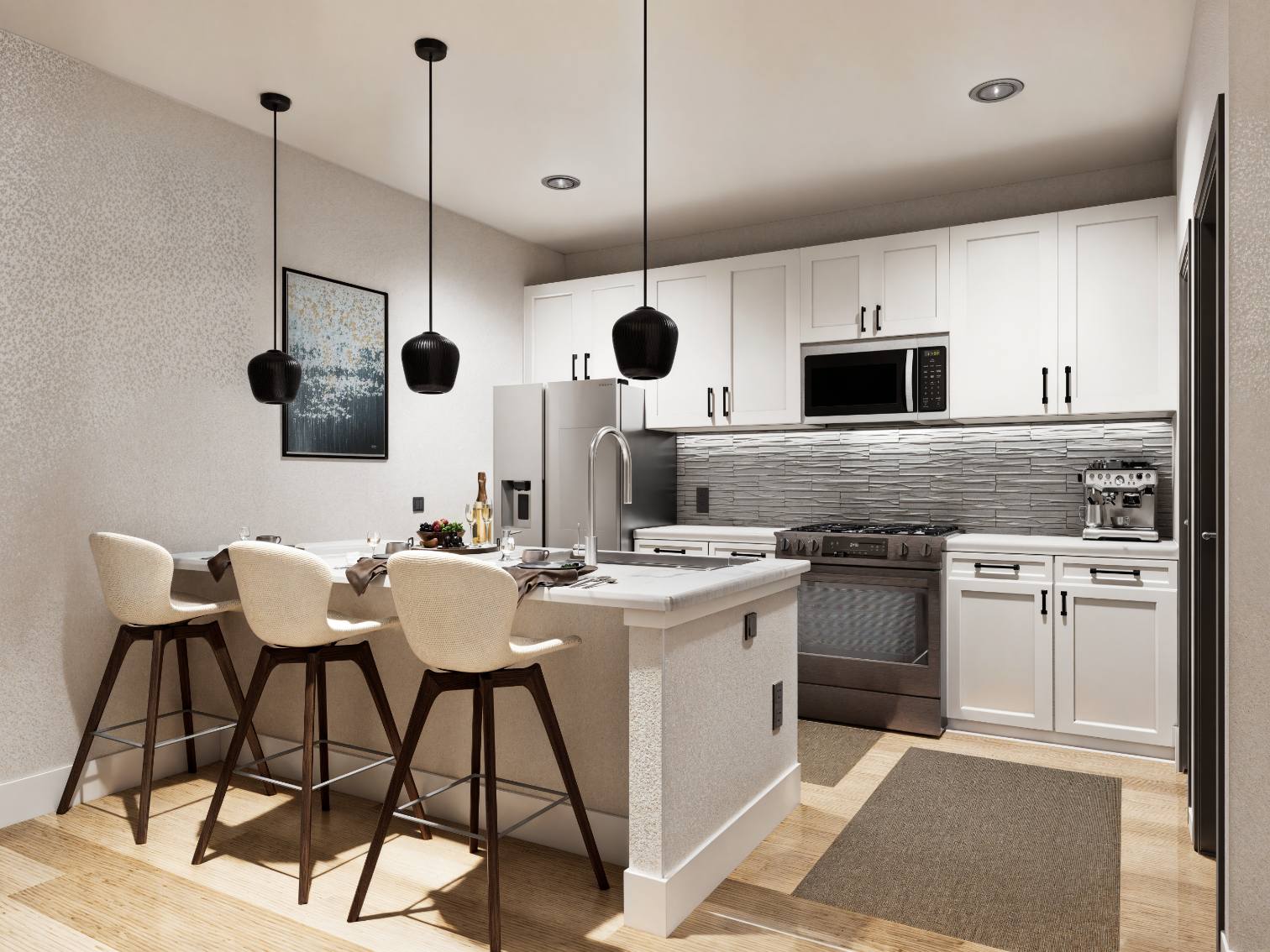 interior kitchen 2829 Gould Street, Dallas TX
